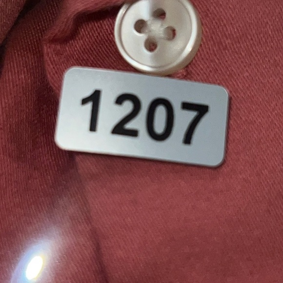 Calvin Klein Red Dress Shirt Classic Design - Picture 8 of 8